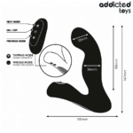 ADDICTED TOYS - MASSEUR DE PROSTATE OSCILLANT AVEC MODE PULSATION ET TÉLÉCOMMANDE – Image 6