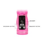 BAILE - MINI ROTATEUR LAPIN ROSE AVEC SUPERSTIMULATEUR – Image 5