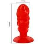 BAILE - PLUG ANAL UNISEXE AVEC VENTOUSE ROUGE – Image 3