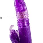 BAILE - ROTATEUR HAUT ET BAS LAPIN LILAS AVEC SUPERSTIMULATEUR – Image 3