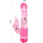 BAILE - VIBRATEUR MULTIVITESSES AVEC STIMULATEUR ROSE – Image 5