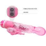 BAILE - VIBRATEUR MULTIVITESSES AVEC STIMULATEUR ROSE – Image 7