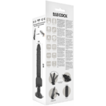 BASECOCK - VIBRATEUR RÉALISTE TÉLÉCOMMANDE NOIR 18.5 CM -O- 4CM – Image 5