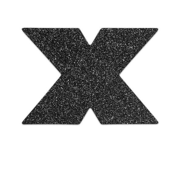 BIJOUX - INDISCRETS FLASH CROSS NIPPLE CAPS NOIR BIJOUX - INDISCRETS FLASH CROSS NIPPLE CAPS NOIR – Image 1