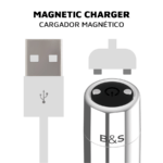 BLACK&SILVER - BALLE MAGNÉTIQUE VIBRANTE KAILAN 2 ARGENT – Image 4