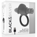 BLACK&SILVER - BURTON RING 10 MODES DE VIBRATION NOIR – Image 3