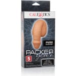 CALEXOTICS - EMBALLAGE SILICONE PÉNIS 12.75 CM CARAMEL – Image 3