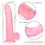 CALEXOTICS - GODE REINE TAILLE ROSE 20.3 CM – Image 3