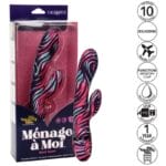 CALEXOTICS - MENAGE A MOI VIBRATEUR DOUBLE BAGUETTE – Image 3