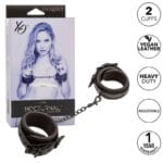 CALEXOTICS - NOCTURNAL POIGNETS EN CUIR RÉGLABLES NOIRS