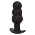 CALEXOTICS - ROCK BOTTOM PLUG ANAL PERLÉ 10 VIBRATIONS SILICONE NOIR – Image 2