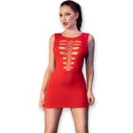 CHILIROSE - ROBE CR 4622 ROUGE S/M – Image 2