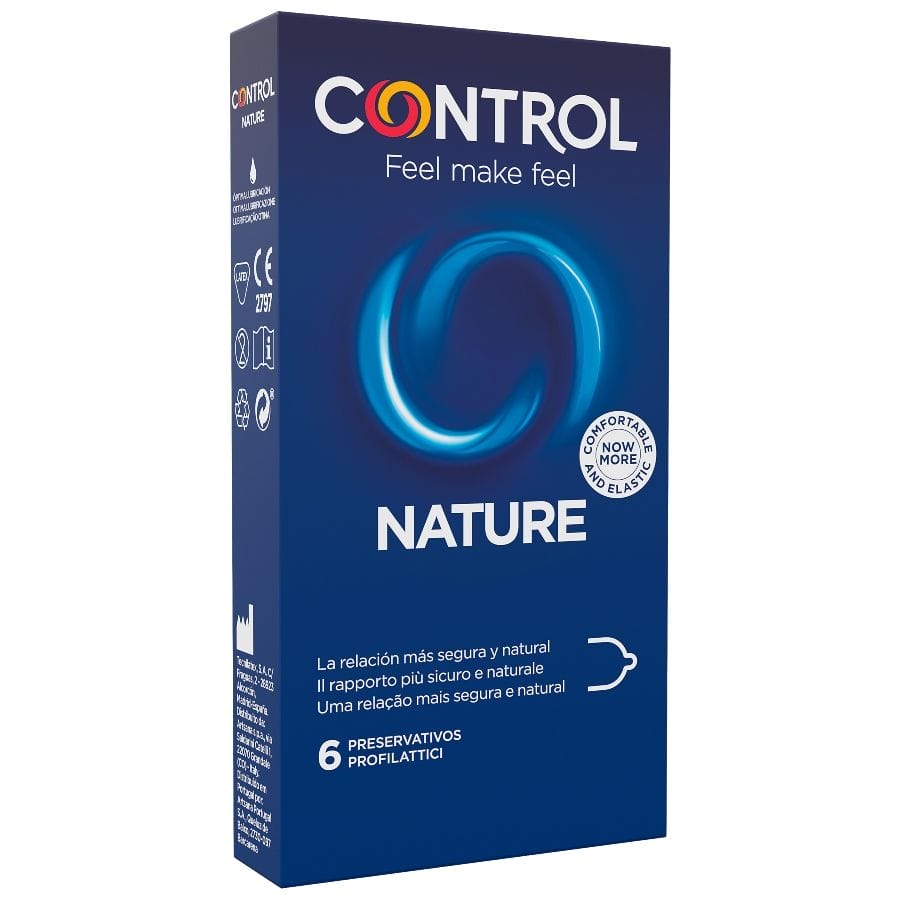 CONTROL - PRÉSERVATIFS ADAPTA NATURE 6 UNITÉS CONTROL - PRÉSERVATIFS ADAPTA NATURE 6 UNITÉS – Image 1