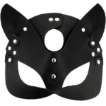 COQUETTE CHIC DESIRE - MASQUE EN CUIR VEGAN AVEC OREILLES DE CHAT – Image 3