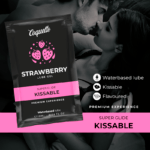 COQUETTE COSMETICS - LUBRIFIANT KISSABLE BASE DEAU DE FRAISE POCHE 10 ML – Image 3