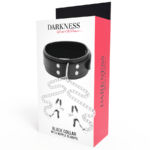 DARKNESS - COLLIER AVEC PINCES  NIPPLE NOIR – Image 4