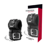 DARKNESS - MENOTTES BDSM DOUBLÉES NOIRES