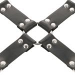 DARKNESS - MENOTTES EN CUIR POUR PIEDS ET MAINS NOIR – Image 8