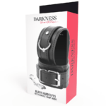 DARKNESS - MENOTTES RÉGLABLES NOIRES AVEC DOUBLE RUBAN DE RENFORT – Image 6