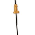 DIABLO PICANTE - PAILLE EN FORME DE PÉNIS DORÉ