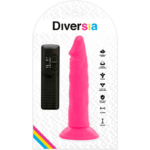 DIVERSIA - DILDO SOUPLE AVEC VIBRATION ROSE 23 CM -O- 4.3 CM – Image 7