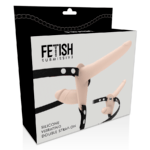 FETISH SUBMISSIVE HARNESS - VIBRATEUR FLESH UP DOUBLE PÉNÉTRATION – Image 6