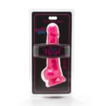 GET REAL - HAPPY DICKS 19 CM AVEC BALLES ROSE – Image 2