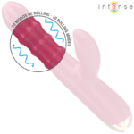 INTENSE - CHLOE VIBRATEUR MULTIFONCTION 3 EN 1 ROUGE – Image 2