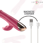 INTENSE - CHLOE VIBRATEUR MULTIFONCTION 3 EN 1 ROUGE – Image 6