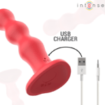INTENSE - CODY VIBRATEUR AVEC VENTOUSE TÉLÉCOMMANDE ROUGE – Image 7