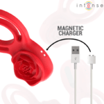 INTENSE - GAIL STIMULATEUR ROSE 10 VIBRATIONS ROUGE TELECOMMANDE – Image 6