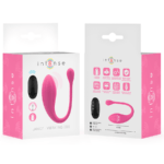 INTENSE - JANICE U VIBRATEUR DOUBLE STIMULATION 10 VIBRATIONS ROSE TÉLÉCOMMANDE – Image 8