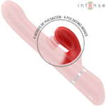 INTENSE - LELE VIBRATEUR MULTIFONCTION ROTATIF & OSCILLANT & STIMULANT ROUGE – Image 6