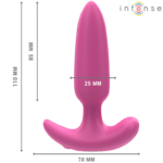 INTENSE - ROSS ANAL PLUG 10 VIBRATIONS ROSE TÉLÉCOMMANDE – Image 3