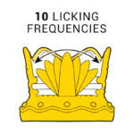 INTENSE - STIMULATEUR CLITORIS 10 MODES D'ASPIRATION ET DE LÉCHAGE - ROUGE – Image 5