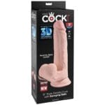 KING COCK - PLUS BALLES GODE 3D 20.3 CM – Image 7