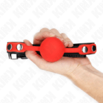 KINK - BOULE SILICONE ROUGE 4 CM BAG 60 x 2 CM – Image 4