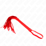 KINK - FOUET AVEC MANCHE TEXTURÉ ROUGE 48,5 CM – Image 3
