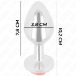 KINK - PLUG ANAL ROSE ROUGE TAILLE L – Image 4