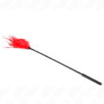 KINK - PLUSIEURS PLUMES DE CHATOUILLES ROUGES 45 CM – Image 2