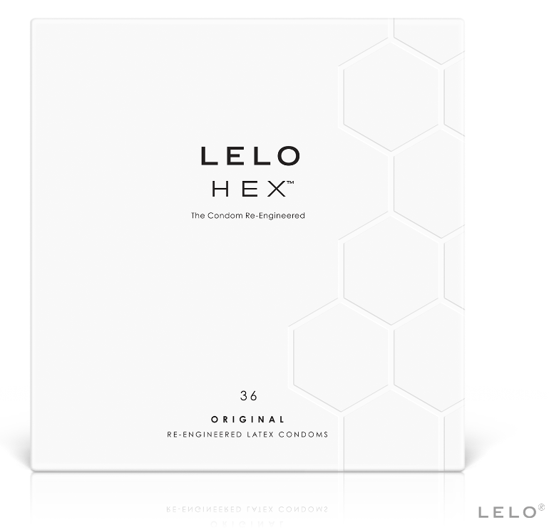 LELO - BOÎTE DE PRÉSERVATIFS HEX 36 UNITÉS LELO - BOÎTE DE PRÉSERVATIFS HEX 36 UNITÉS – Image 1