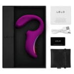 LELO - ENIGMA DOUBLE ASPIRATION STIMULATION MASSEUR  ROSE PROFONDE – Image 3