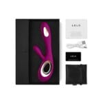 LELO - SORAYA WAVE VIBRATEUR LAPIN DEEP ROSE – Image 3