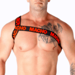 MACHO - HARNAIS ROMAIN ROUGE S/M