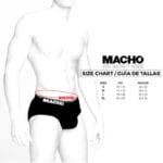 MACHO - MS24R SLIP ROUGE FONCÉ S – Image 4
