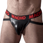 MACHO - MX25RC JOCK CUIR ROUGE M