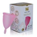 NINA KIKÍ - COUPE MENSTRUELLE ROSE - TAILLE L – Image 4