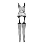 PASSION - BS 106 BODYSTOCKING ROUGE TAILLE UNIQUE – Image 3