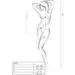 PASSION - BS094 BODYSTOCKING ROUGE TAILLE UNIQUE – Image 5