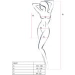 PASSION - BS097 BODYSTOCKING BLANC TAILLE UNIQUE – Image 5